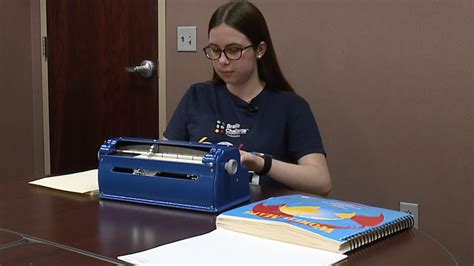 brooke petro|National Winners Study Braille at Alphapointe